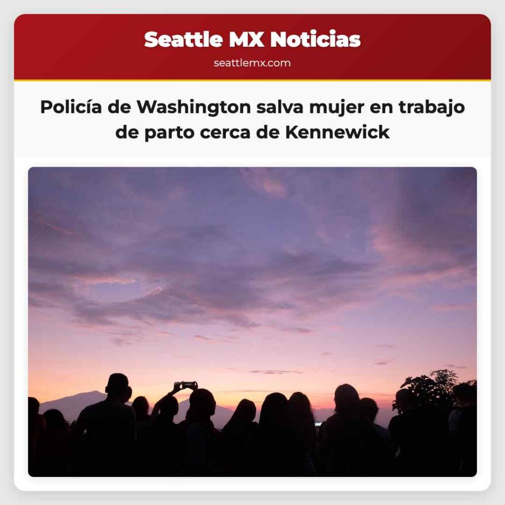 Noticias De Seattle 1 Policía de Washington salva mujer en trabajo de