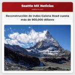 El costo para reconstruir la sección destruida de Index-Galena Road excede los 900000 dólares