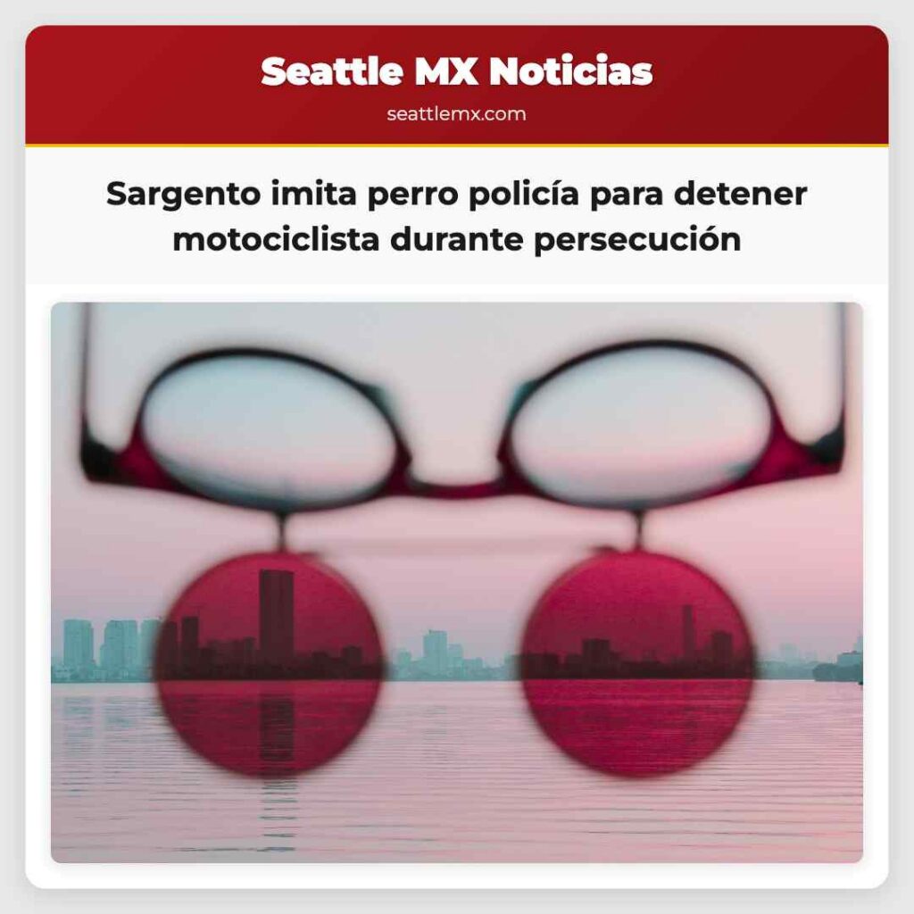 Sargento imita perro policía para detener