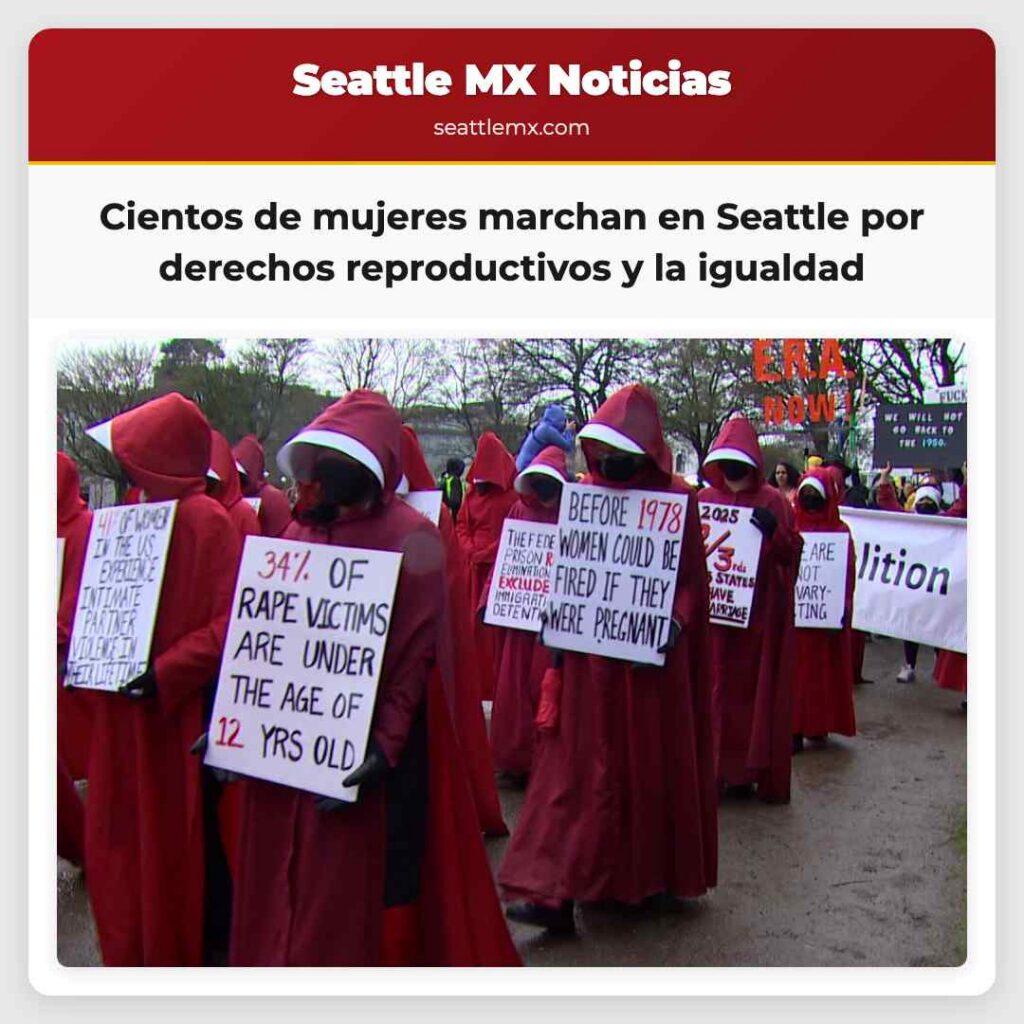 Noticias De Seattle 3 Cientos de mujeres marchan en Seattle por