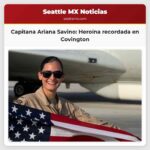 El legado de la capitana Ariana Savino una heroína de la Fuerza Aérea recordada en Covington