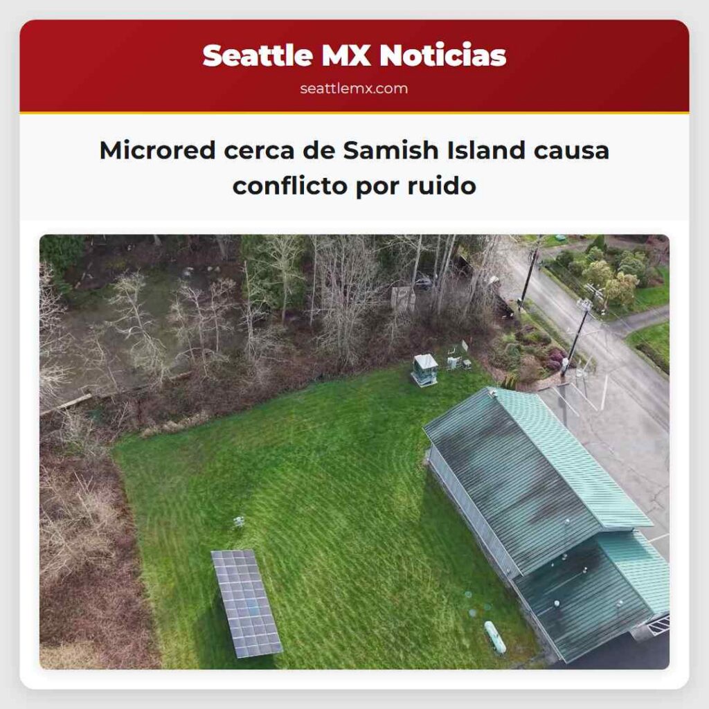 Microred cerca de Samish Island causa conflicto