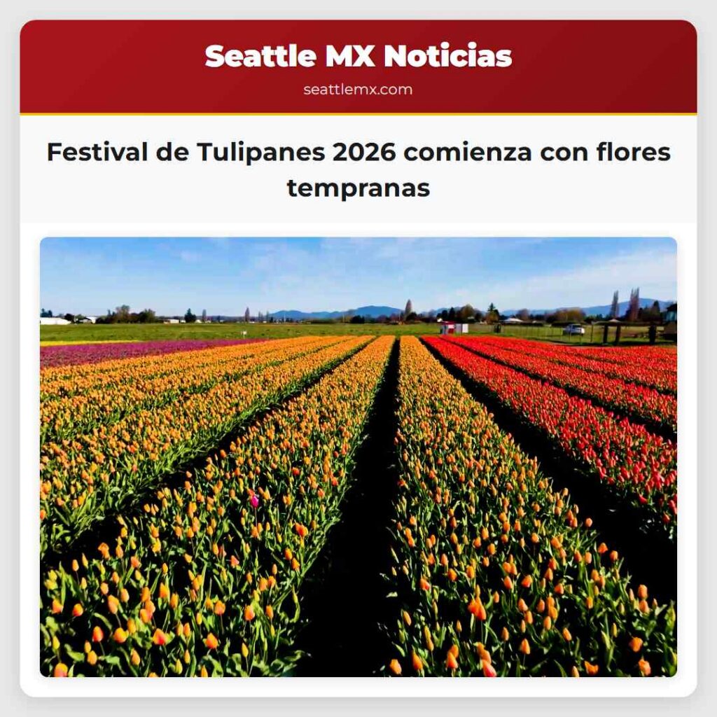 Festival de Tulipanes 2026 comienza con flores
