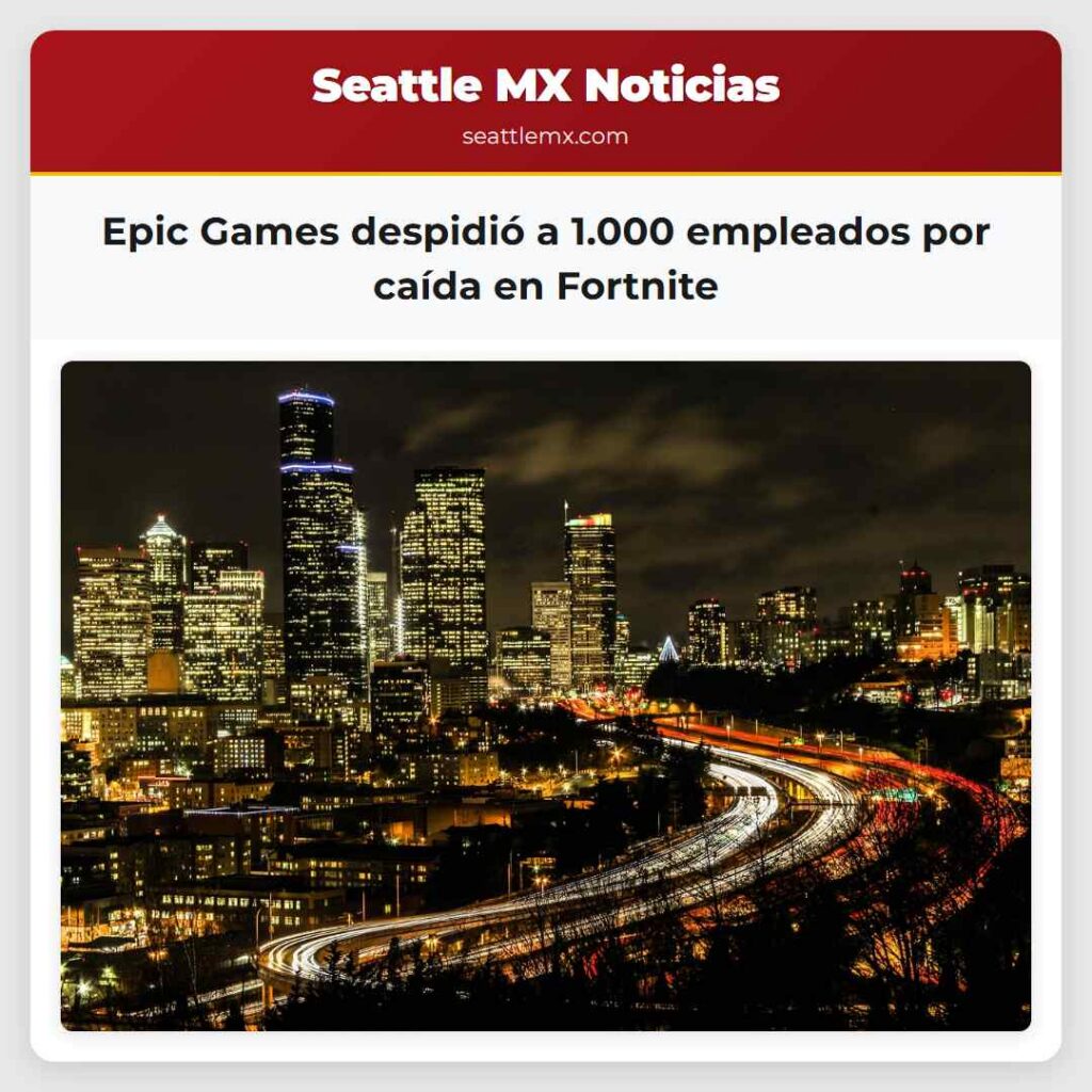Epic Games despidió a 1.000 empleados por caída
