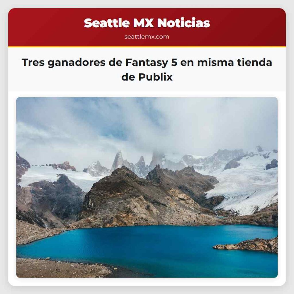 Tres ganadores de Fantasy 5 en misma tienda de