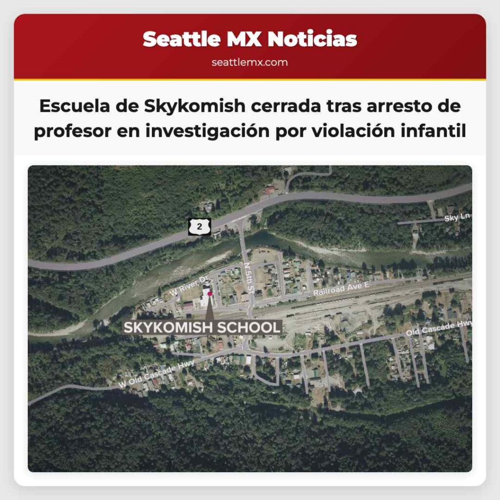 Escuela de Skykomish cerrada tras arresto de