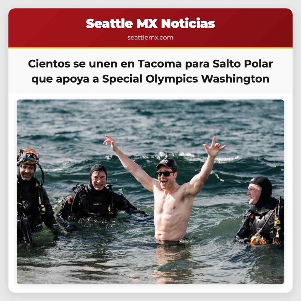 Cientos se unen en Tacoma para Salto Polar que