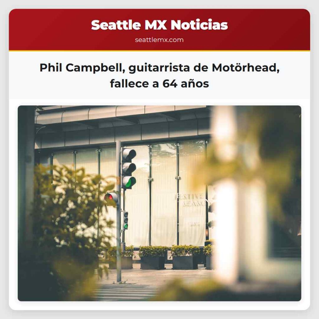 Phil Campbell, guitarrista de Motörhead, fallece