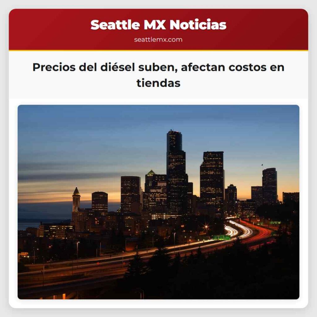 Precios del diésel suben, afectan costos en