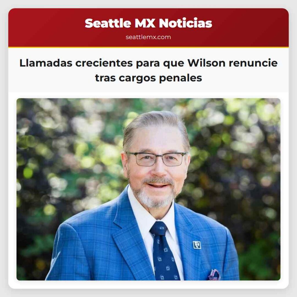Llamadas crecientes para que Wilson renuncie tras