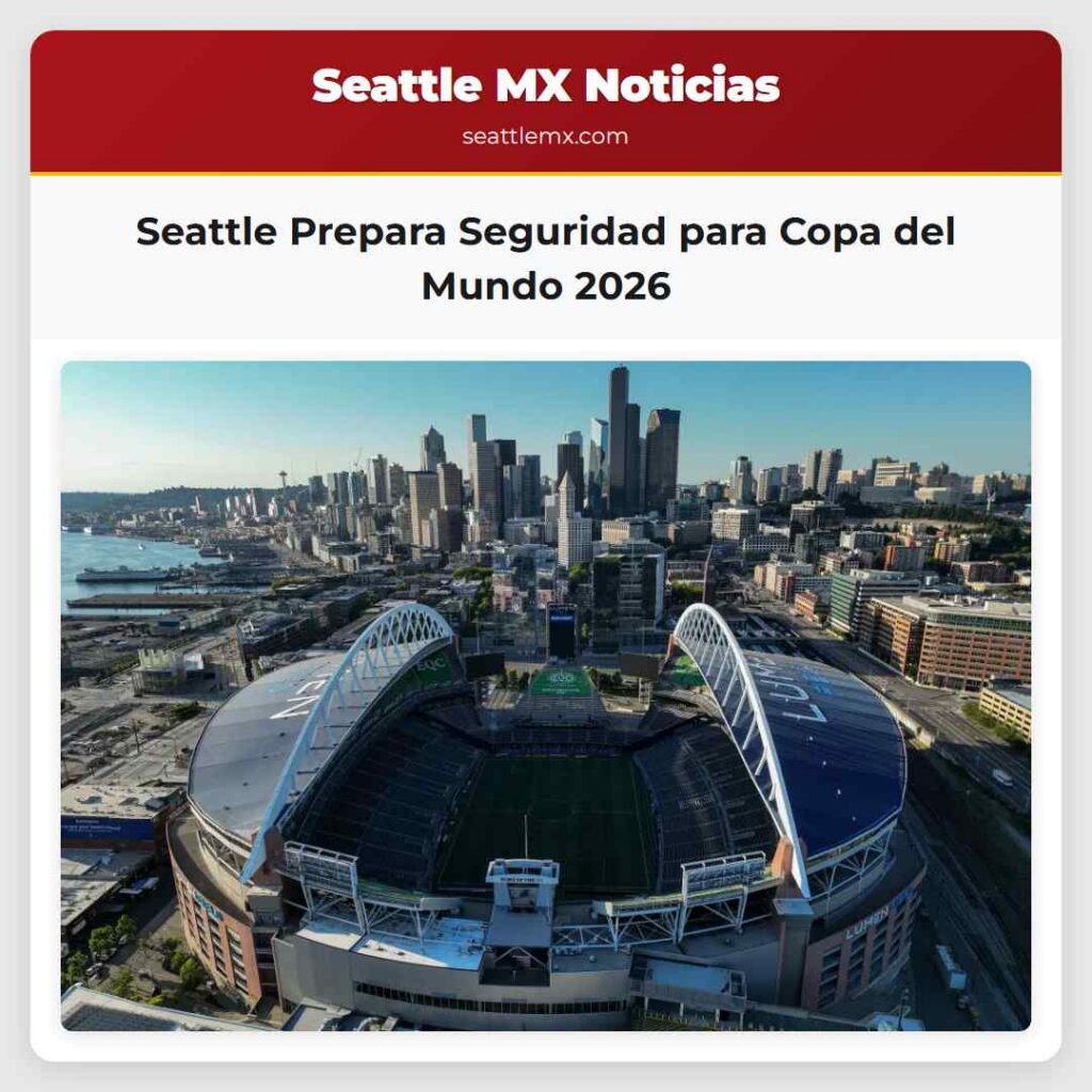 Seattle Prepara Seguridad para Copa del Mundo 2026