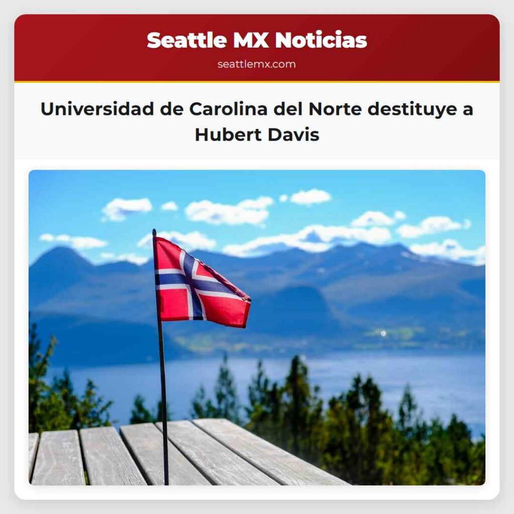 Universidad de Carolina del Norte destituye a