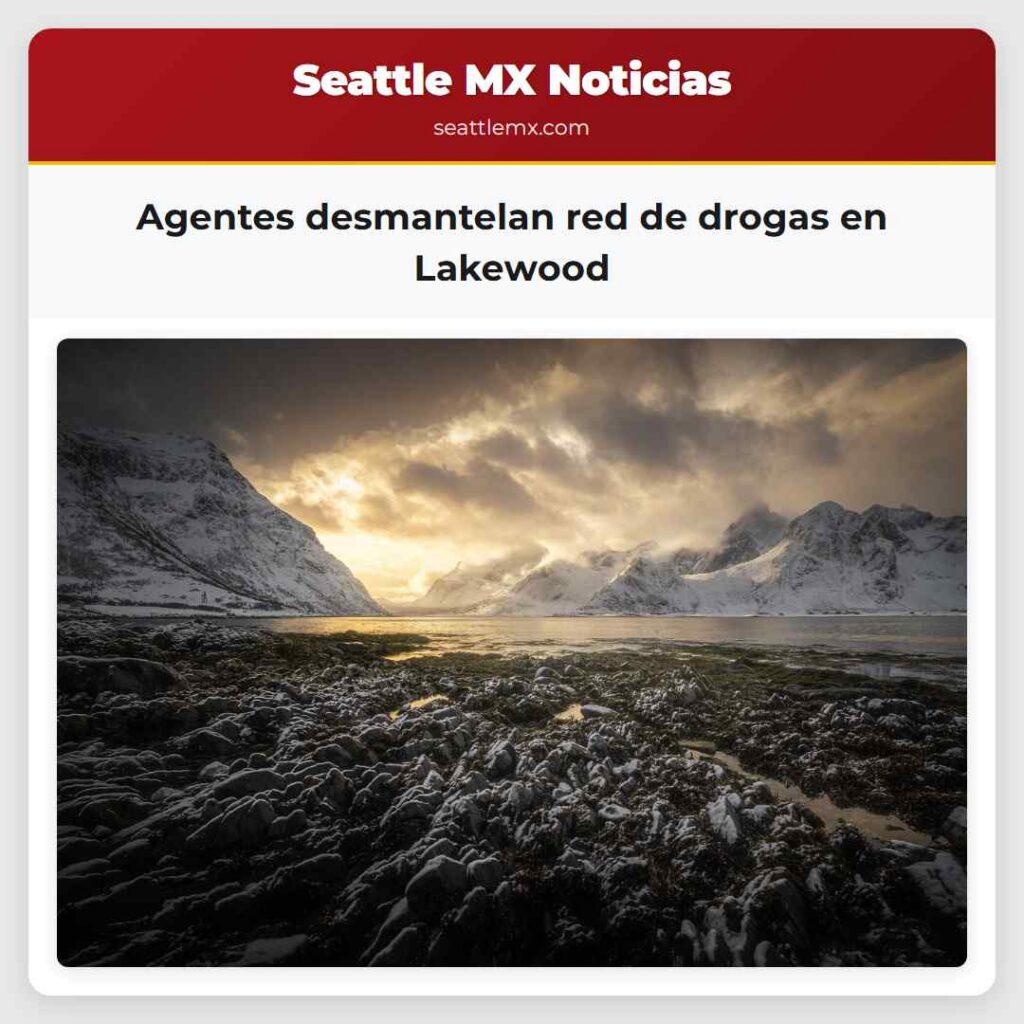 Agentes desmantelan red de drogas en Lakewood