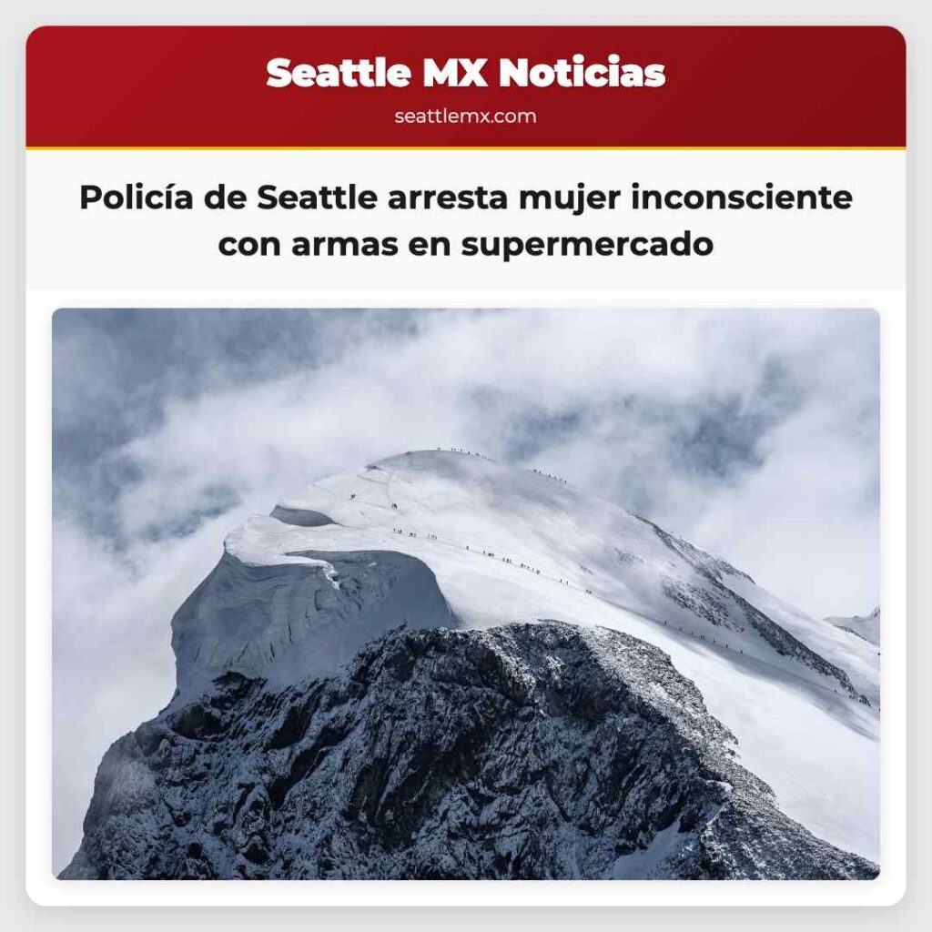 Policía de Seattle arresta mujer inconsciente con