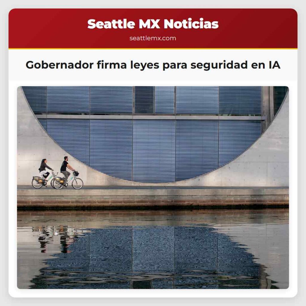 Gobernador firma leyes para seguridad en IA