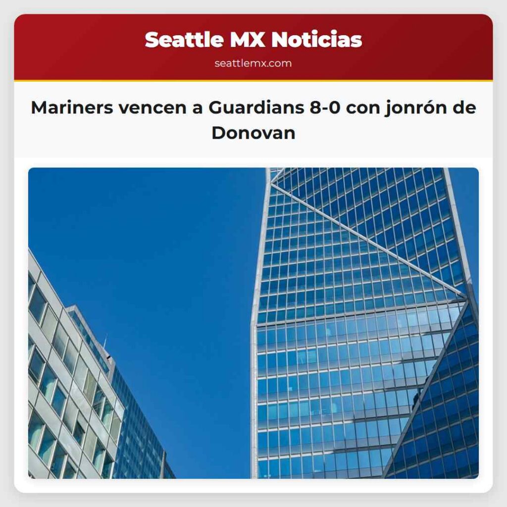 Mariners vencen a Guardians 8-0 con jonrón de