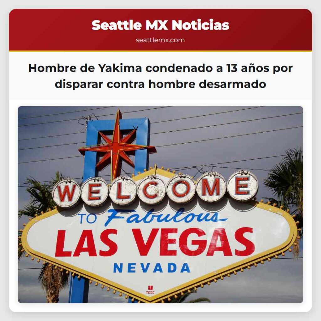 Hombre de Yakima condenado a 13 años por disparar