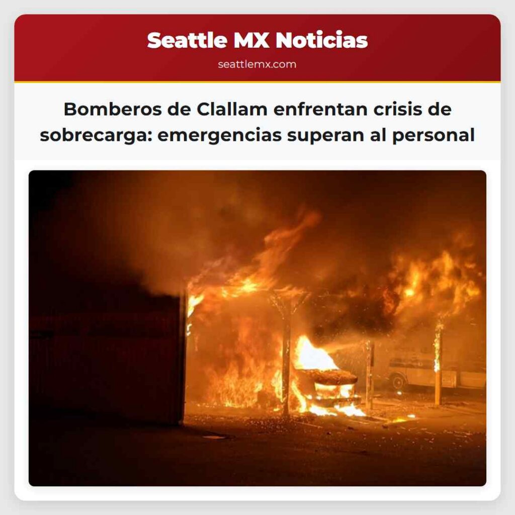 Bomberos de Clallam enfrentan crisis de