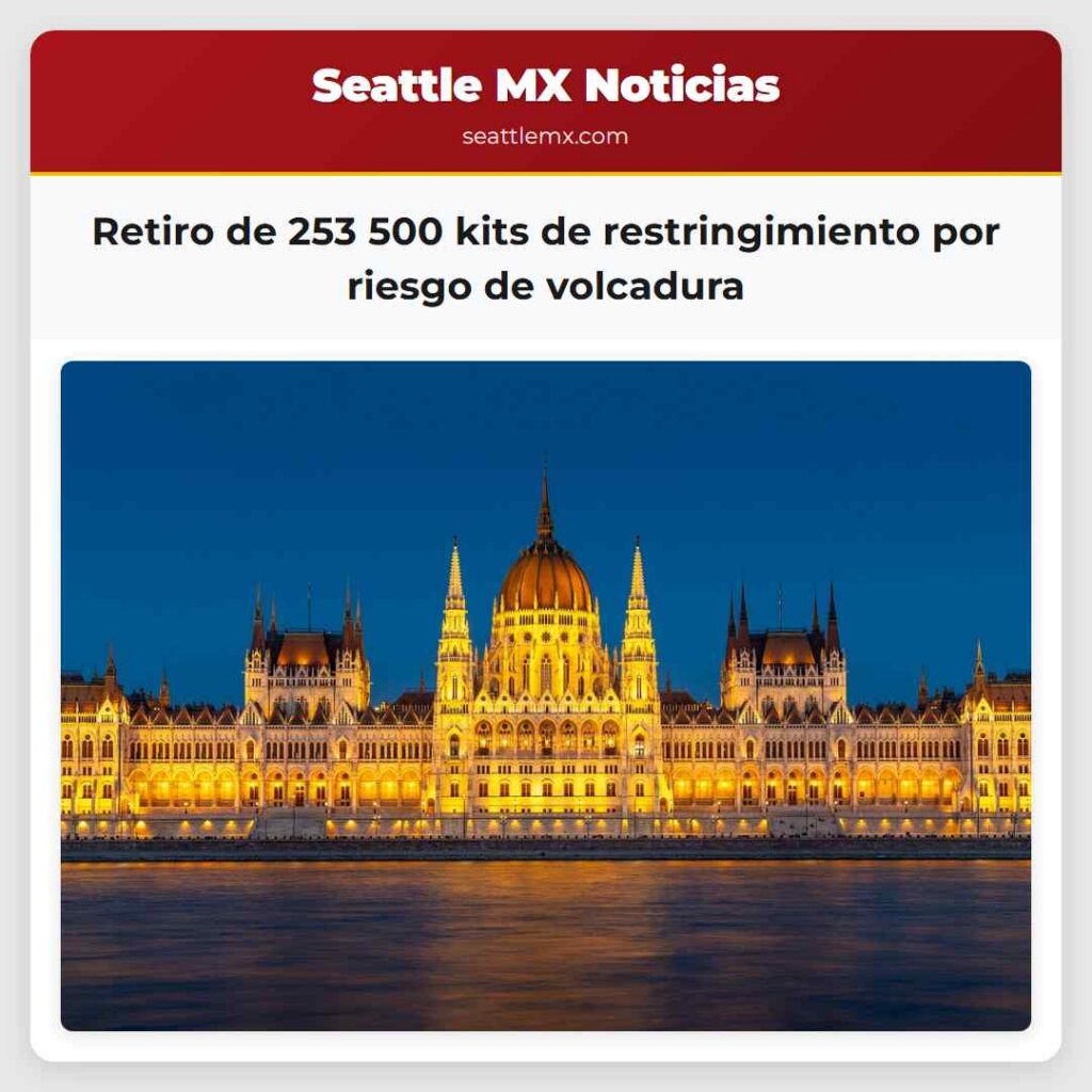 Retiro de 253 500 kits de restringimiento por