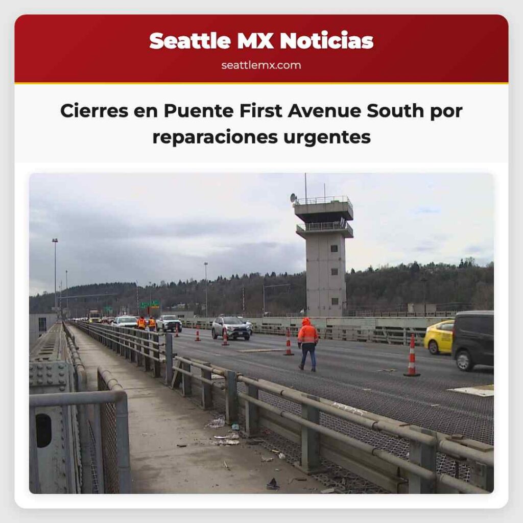 Cierres en Puente First Avenue South por