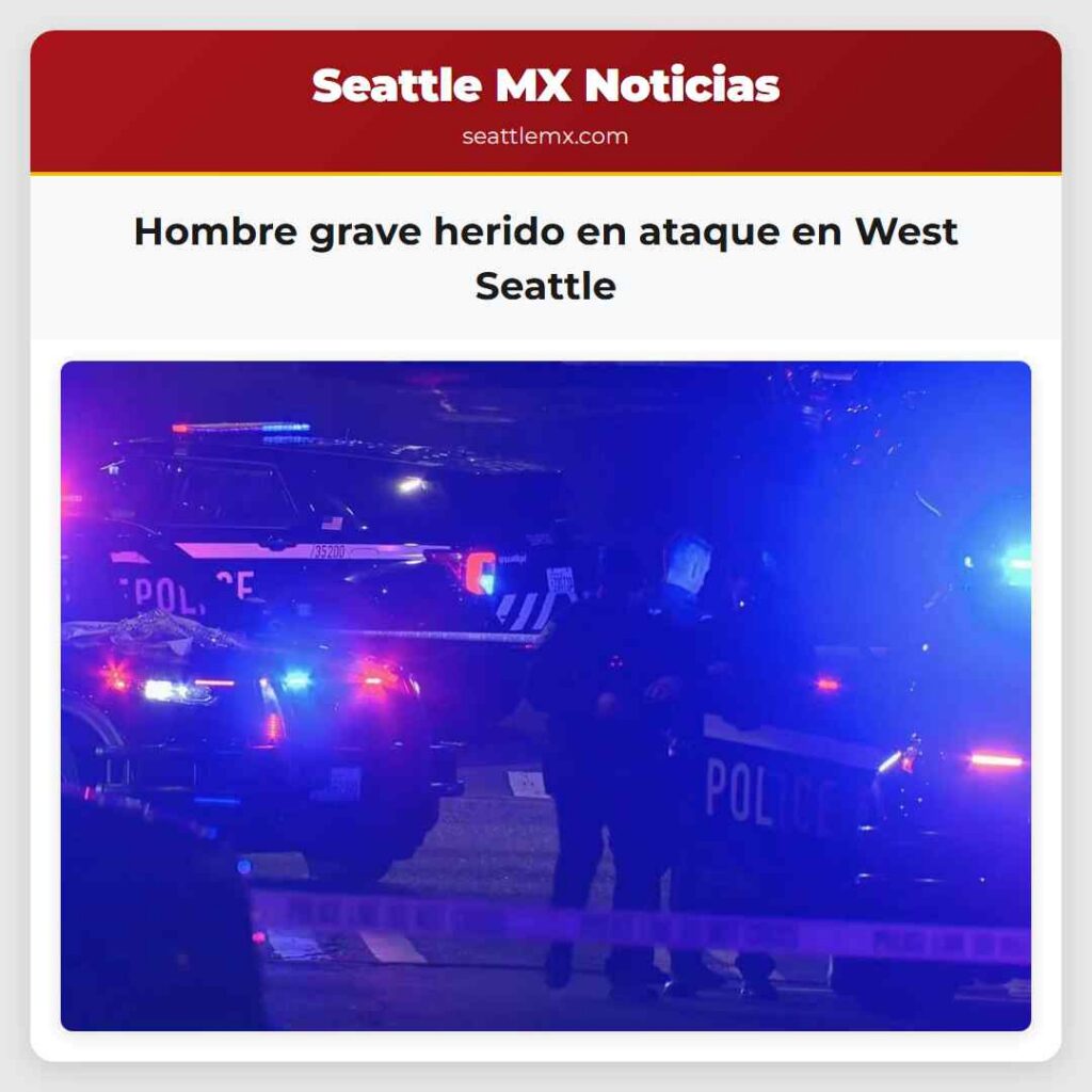 Hombre grave herido en ataque en West Seattle