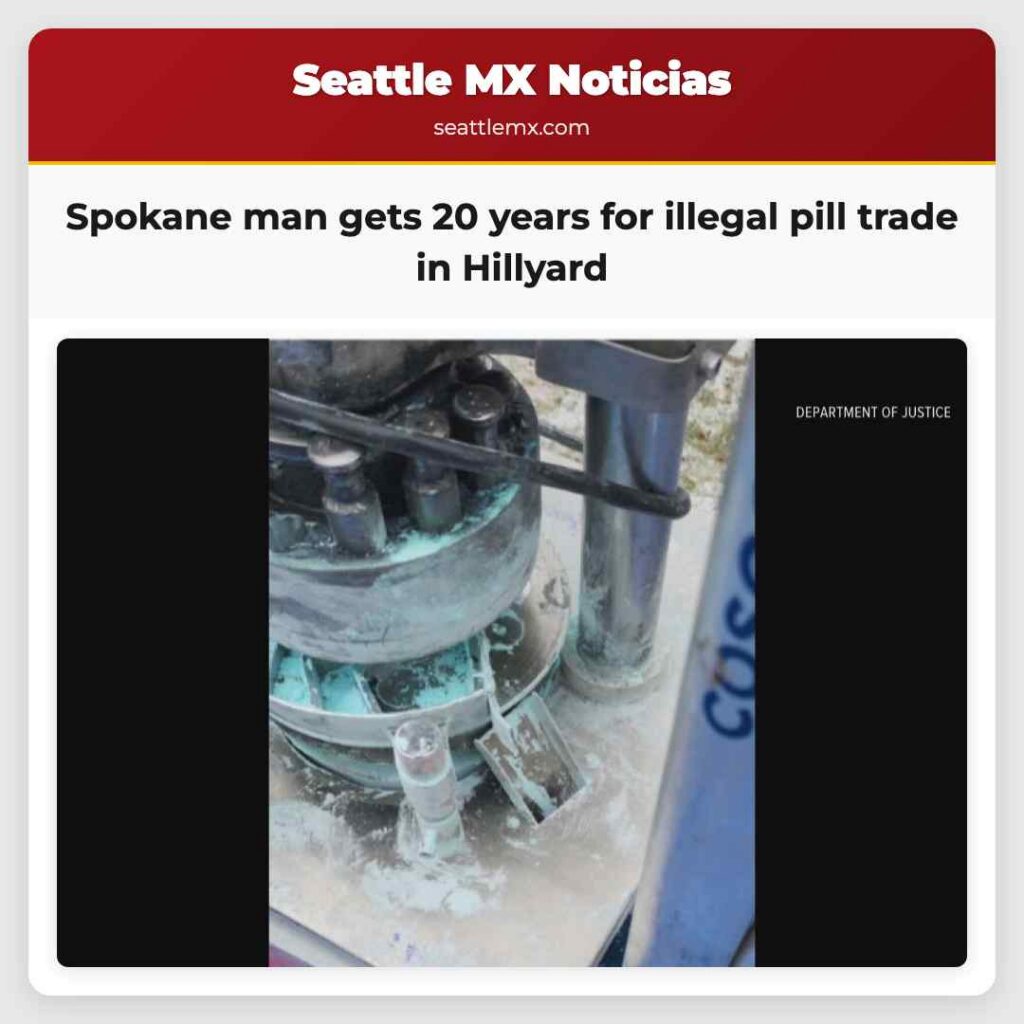 Spokane man gets 20 years for illegal pill trade