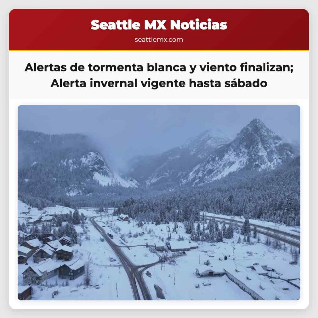 Alertas de tormenta blanca y viento finalizan;