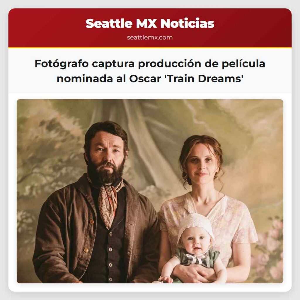 Fotógrafo captura producción de película nominada
