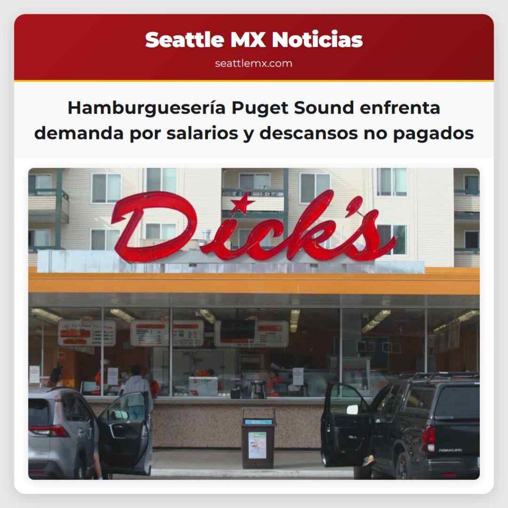 Hamburguesería Puget Sound enfrenta demanda por