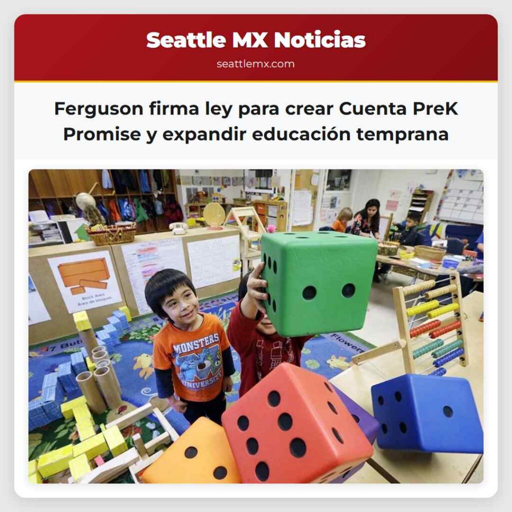 Ferguson firma ley para crear Cuenta PreK Promise