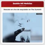Video en vivo muestra cómo un esquiador fue rescatado tras caer en la nieve en The Summit at Snoqualmie
