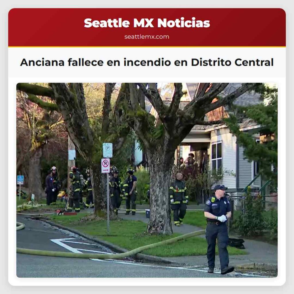 Anciana fallece en incendio en Distrito Central