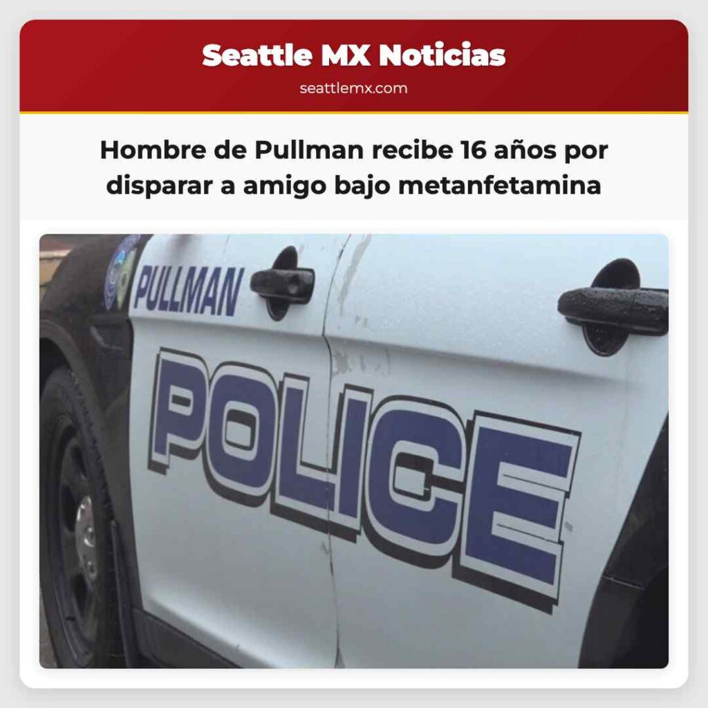 Hombre de Pullman recibe 16 años por disparar a