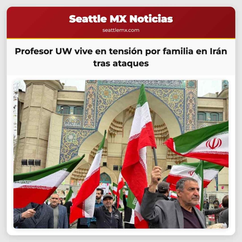 Profesor UW vive en tensión por familia en Irán