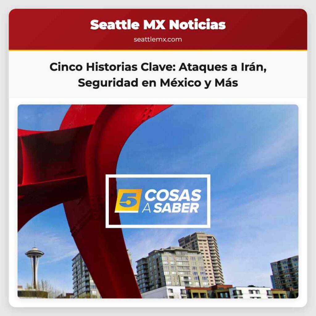 Cinco Historias Clave: Ataques a Irán, Seguridad