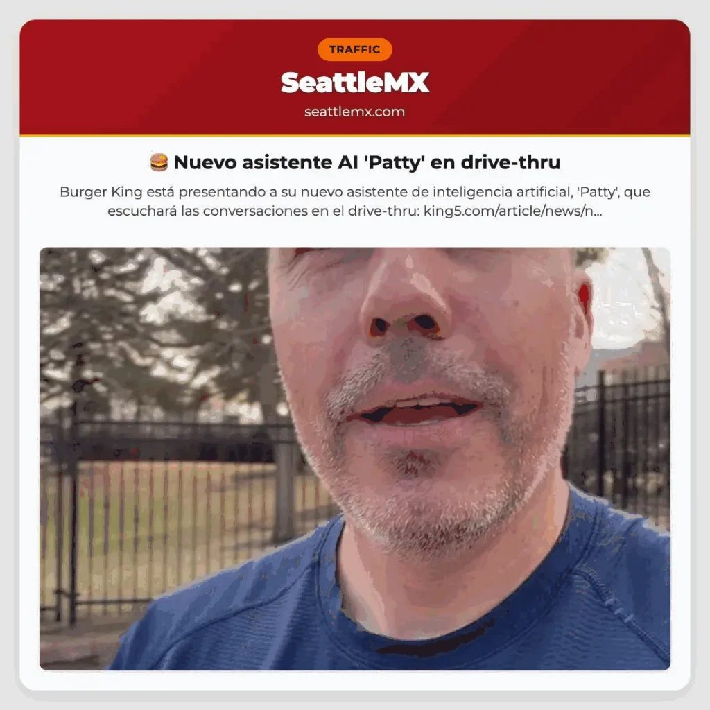 🍔 Nuevo asistente AI 'Patty' en drive-thru