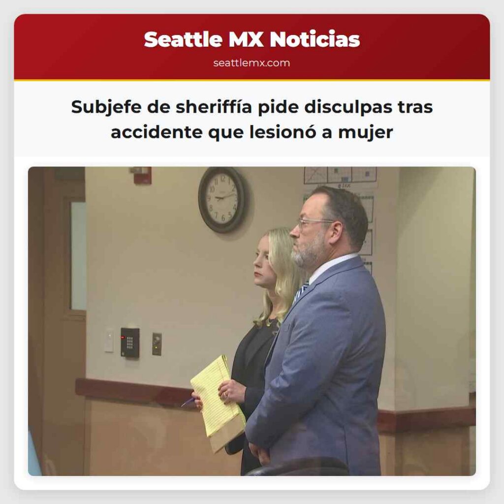 Subjefe de sheriffía pide disculpas tras