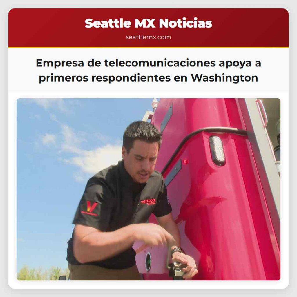Empresa de telecomunicaciones apoya a primeros