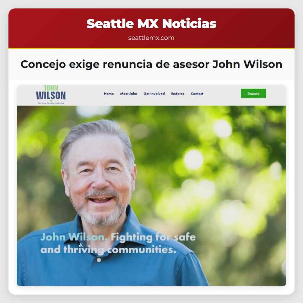 Concejo exige renuncia de asesor John Wilson