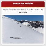 Mujer atrapada tres días en auto tras salirse de carretera