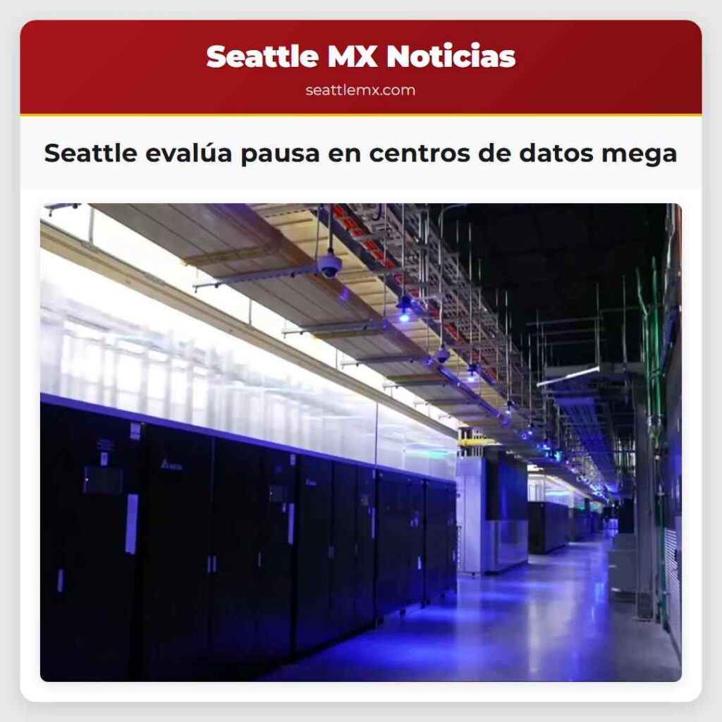 Seattle evalúa pausa en centros de datos mega