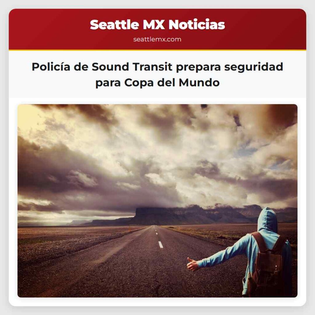 Policía de Sound Transit prepara seguridad para