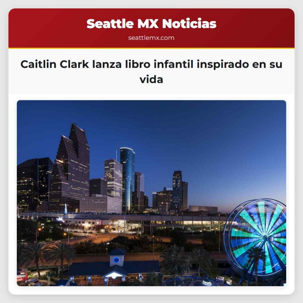 Caitlin Clark lanza libro infantil inspirado en