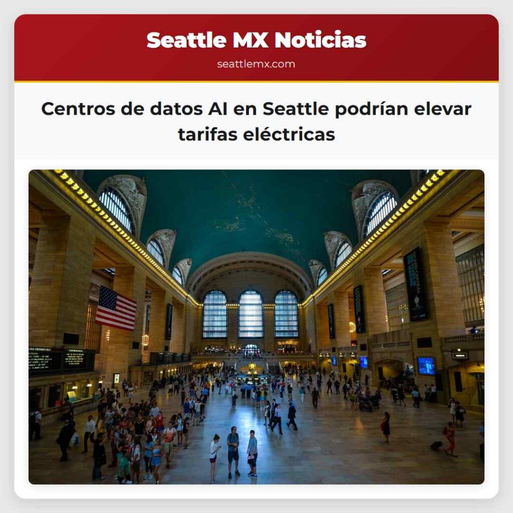 Centros de datos AI en Seattle podrían elevar