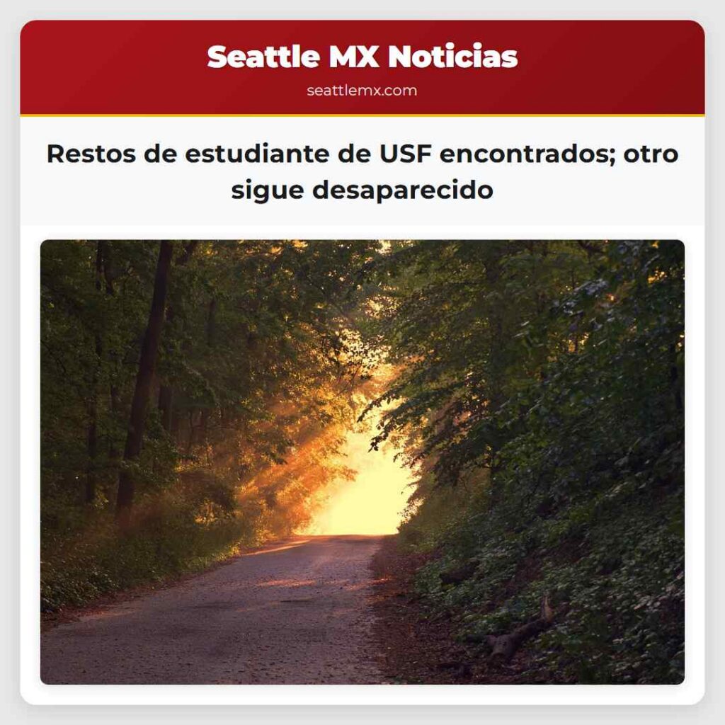 Restos de estudiante de USF encontrados; otro