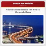 Guardia Costera rescata a 4 en hielo en Chefornak Alaska