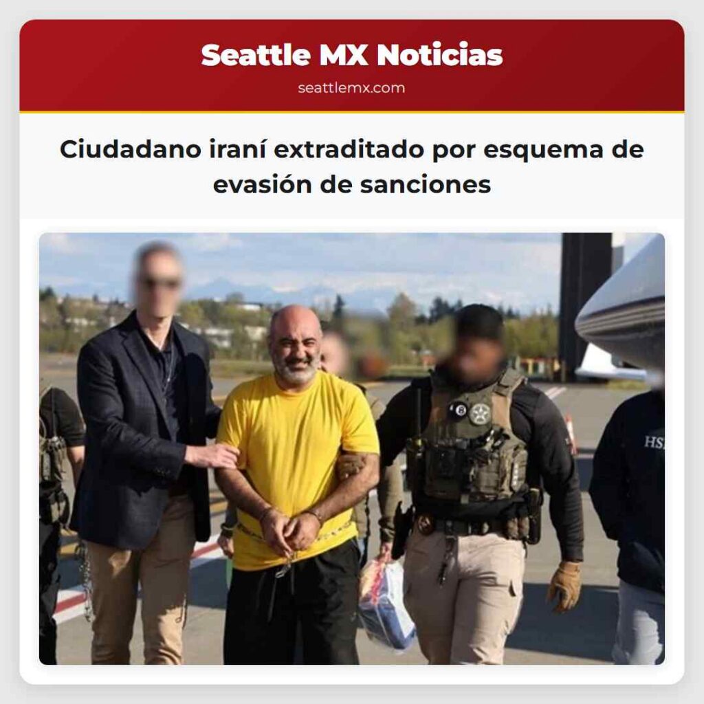 Ciudadano iraní extraditado por esquema de