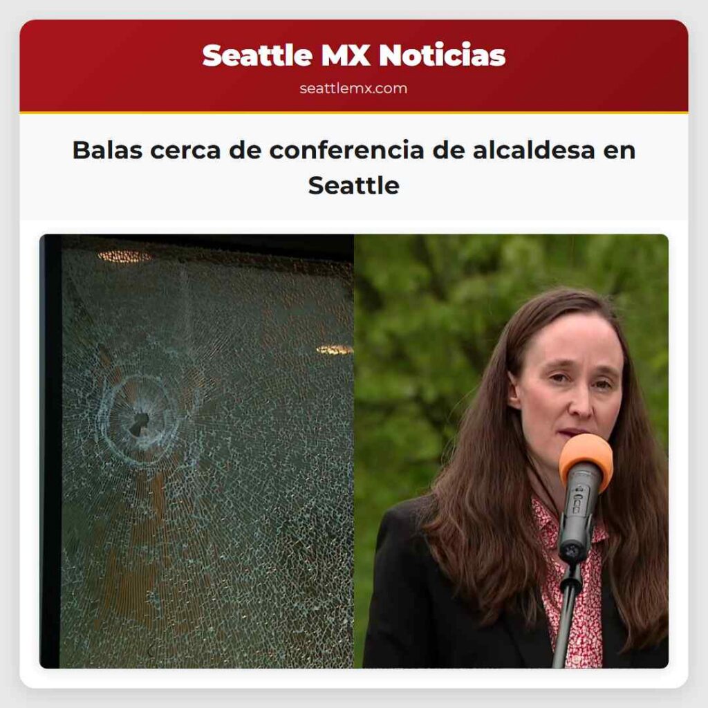 Balas cerca de conferencia de alcaldesa en Seattle