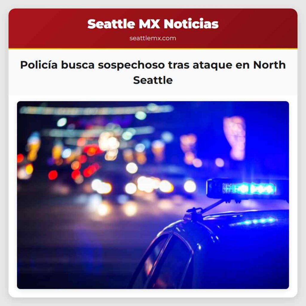 Policía busca sospechoso tras ataque en North
