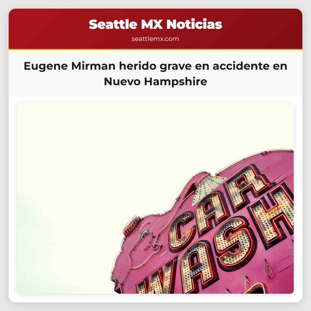 Eugene Mirman herido grave en accidente en Nuevo